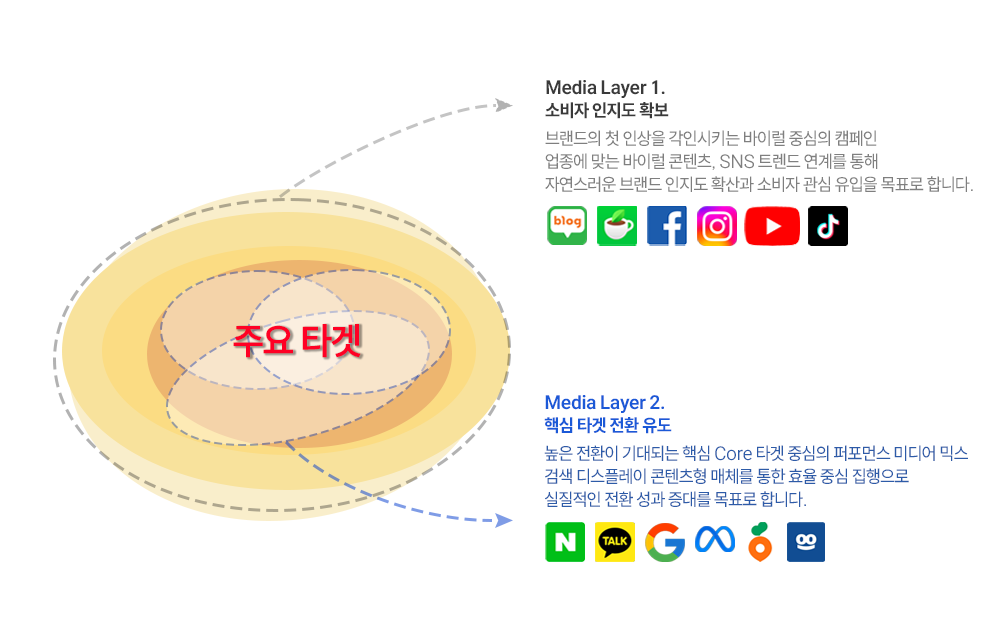 인지 관심 전환 미디어 전략